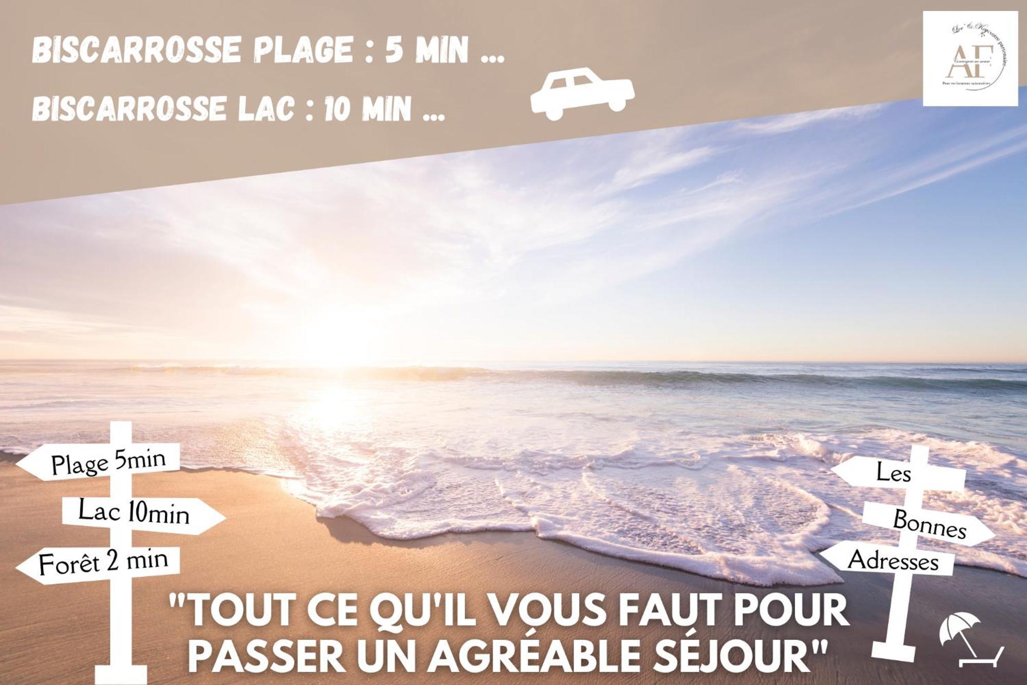 Petite Maison A Biscarrosse - Plage ภายนอก รูปภาพ