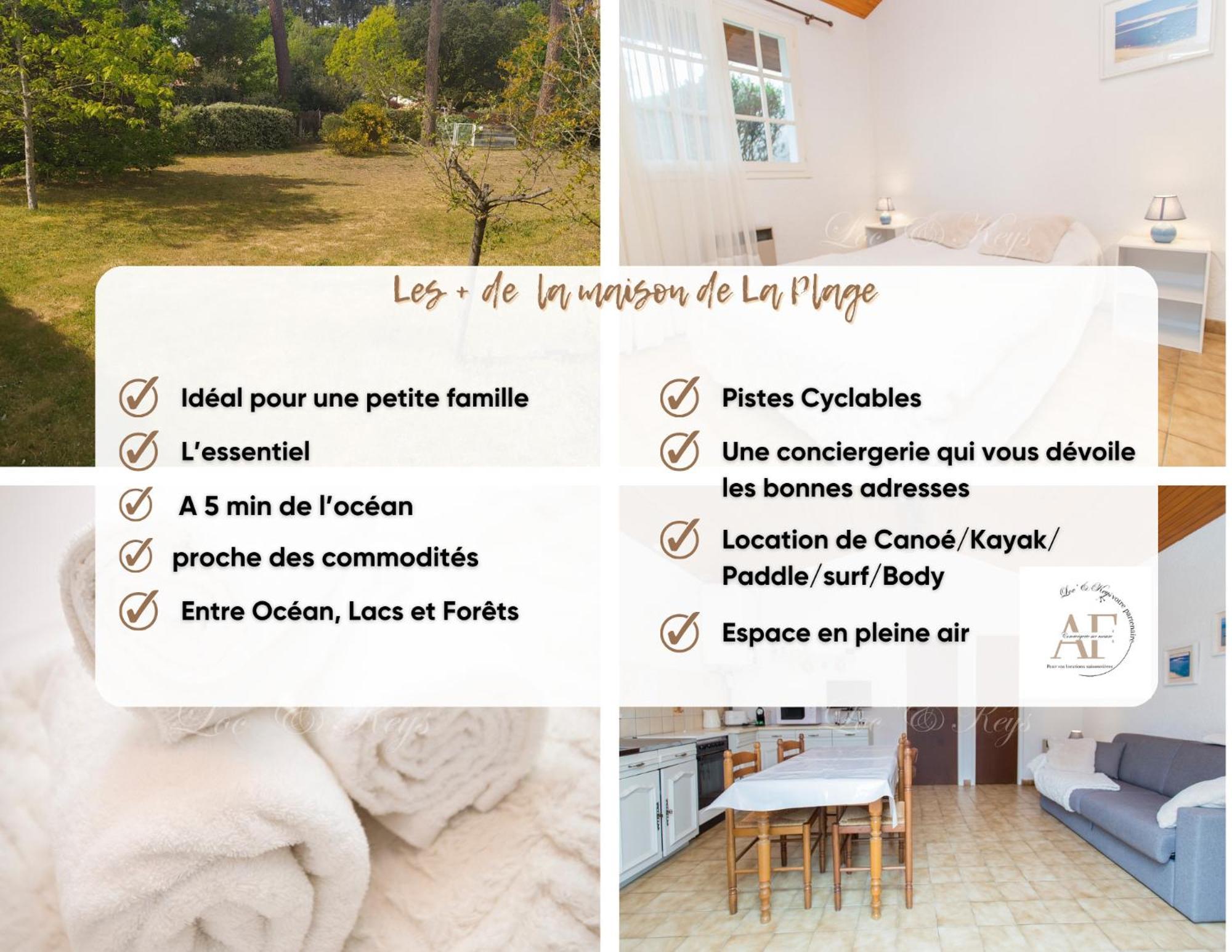 Petite Maison A Biscarrosse - Plage ภายนอก รูปภาพ